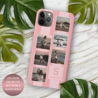 Personalised Custom Simple Photos On Blush Pink