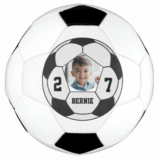 Personalised custom soccer ball player sports team