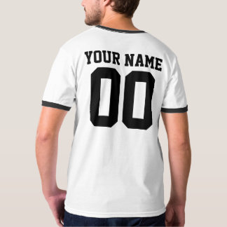 Personalised & Custom Sport Jersey Ringer T-Shirt
