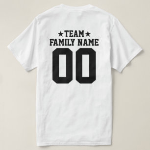 Personalised & Custom Sport Team Jersey T-Shirt