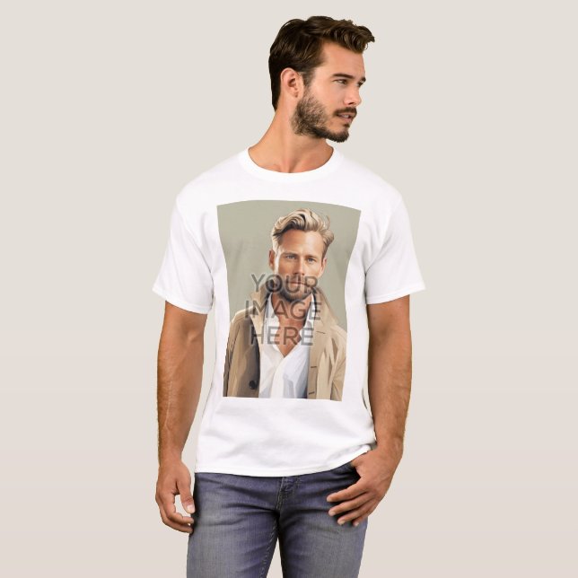 Personalised Custom T-Shirt Vertical Images V20 (Front Full)
