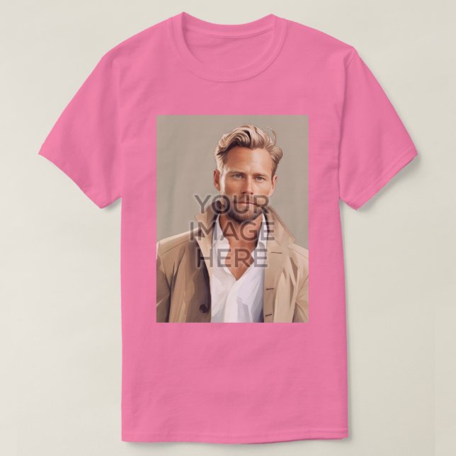 Personalised Custom T-Shirt Vertical Images V23 (Design Front)