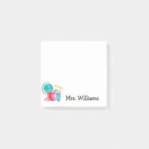 Personalised Custom Teacher Post-it Notes