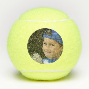 Personalised  Custom Tennis Player Photo Tennis Balls
