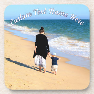 Personalised Custom Text and Your Photo Coaster
