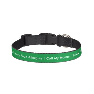 Personalised Custom Text Name And Number Pet Collar