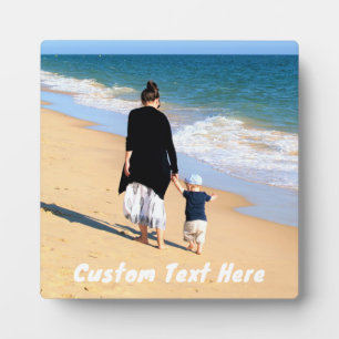 Personalised Custom Text Your Photo Plaque Gift