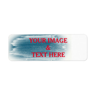 Personalised Custom Water Colour Brush Stroke