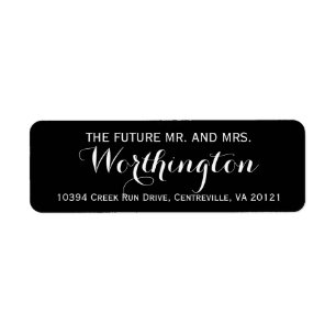 Personalised Custom Wedding Future Mr and Mrs