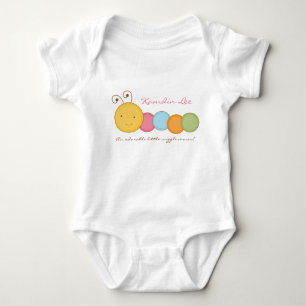Personalised Custom Worm Baby One Sie Body Suit Bodysuit
