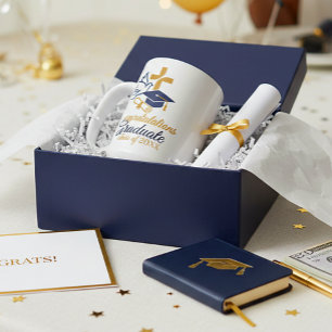 Personalised custom year Christian Graduation Two-Tone Coffee Mug