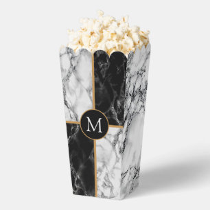 Personalised Custom Your Letter Popcorn Box Marble