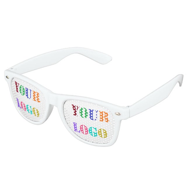 Personalised Custom Your Logo Party Sunglasses (Angled)