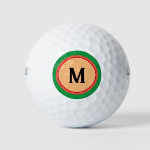 Personalised custom your name colour full long gol golf balls