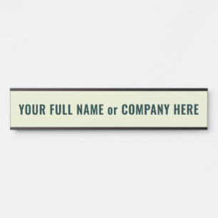 Personalised Custom Your Name Door Sign Example