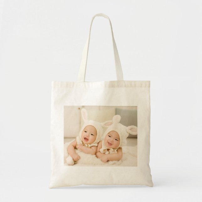 Personalised Custom Your Own Baby Photo Tote Bag (Front)