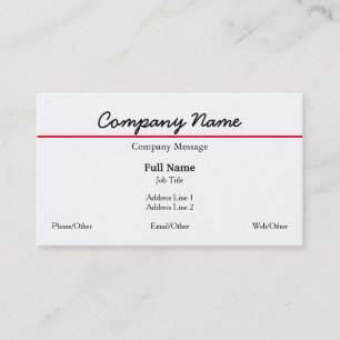 Personalised Custom Your Own Business Card