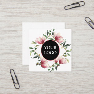 Personalised Custom Your Own Logo Square Business Card