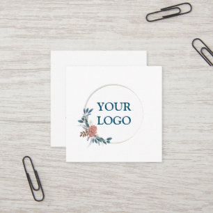 Personalised Custom Your Own Logo Square Business Card