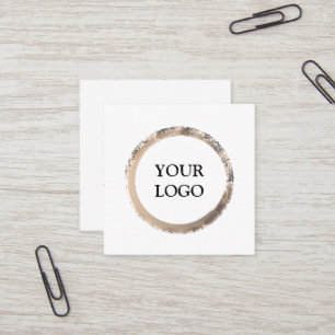 Personalised Custom Your Own Logo Square Business Card
