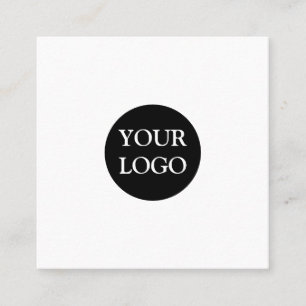 Personalised Custom Your Own Logo Square Business Card