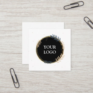 Personalised Custom Your Own Logo Square Business  Square Business Card