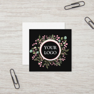 Personalised Custom Your Own Logo Square Business  Square Business Card