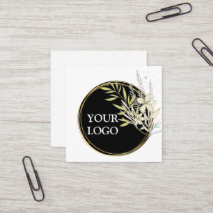 Personalised Custom Your Own Logo Square Business Square Business Card