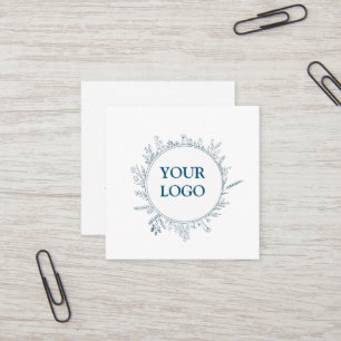 Personalised Custom Your Own Logo Square Business Square Business Card