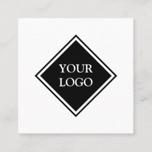 Personalised Custom Your Own Logo Square Business  Square Business Card
