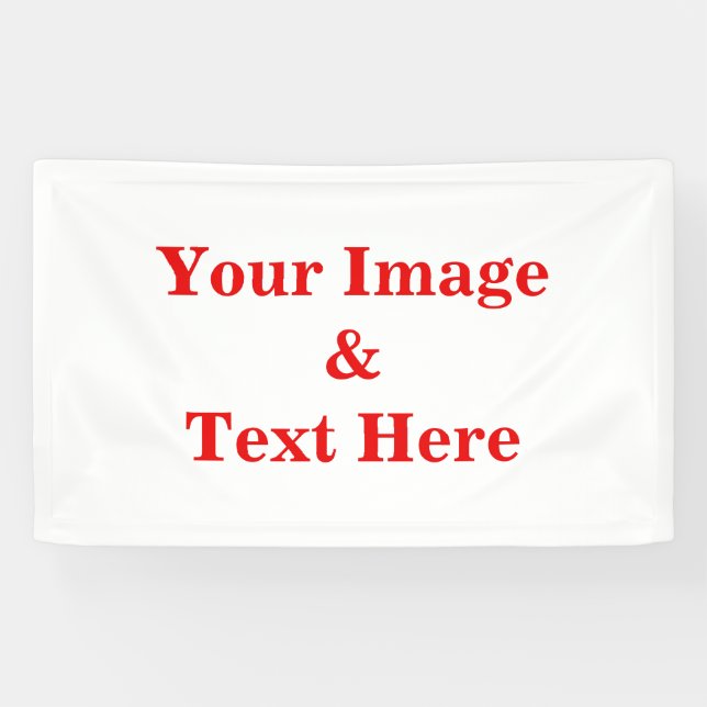 Personalised Custom Your Own Photo Banner (Horizontal)