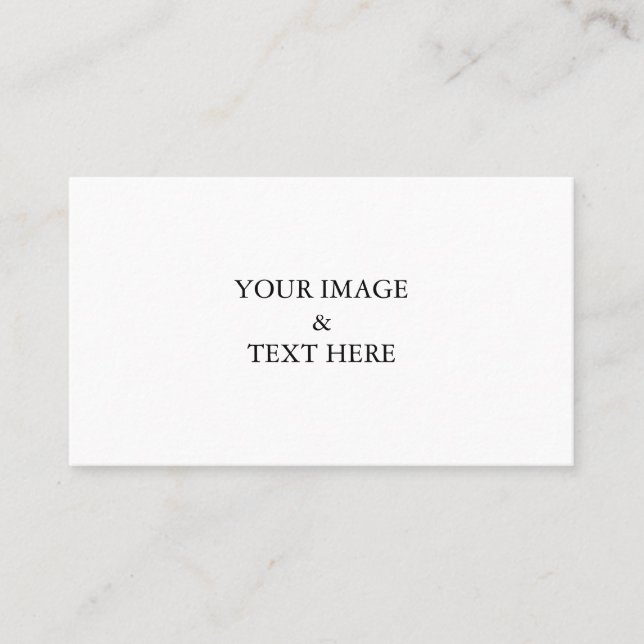Personalised Custom Your Own Photo Business Card (Front)