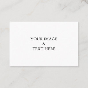 Personalised Custom Your Own Photo Business Card