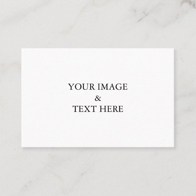 Personalised Custom Your Own Photo  Business Card (Front)