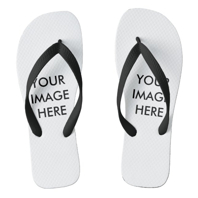 Personalised Custom Your Own Photo Flip Flops (Footbed)