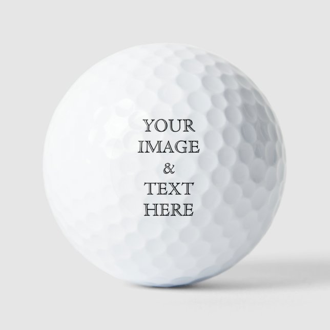 Personalised Custom Your Own Photo Golf Balls (Front)