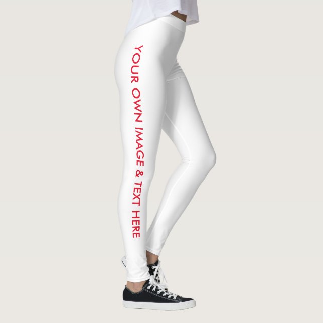 Personalised Custom Your Own Photo Image Leggings (Right)