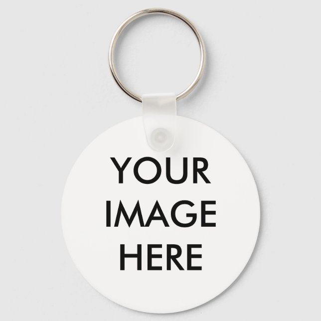Personalised Custom Your Own Photo Key Ring (Front)