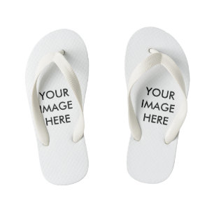 Personalised Custom Your Own Photo Kid's Flip Flops