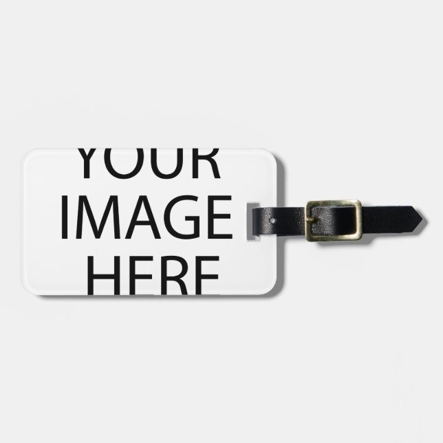 Personalised Custom Your Own Photo Luggage Tag (Front Horizontal)