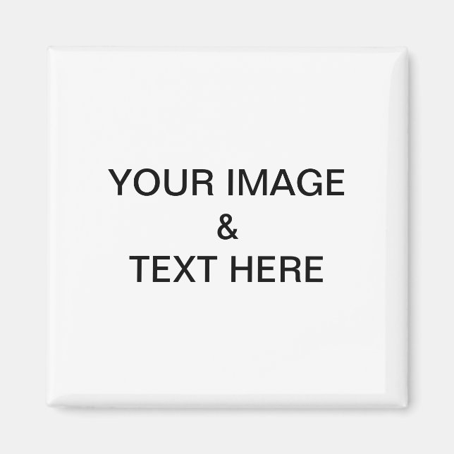 Personalised Custom Your Own Photo Magnet (Front)