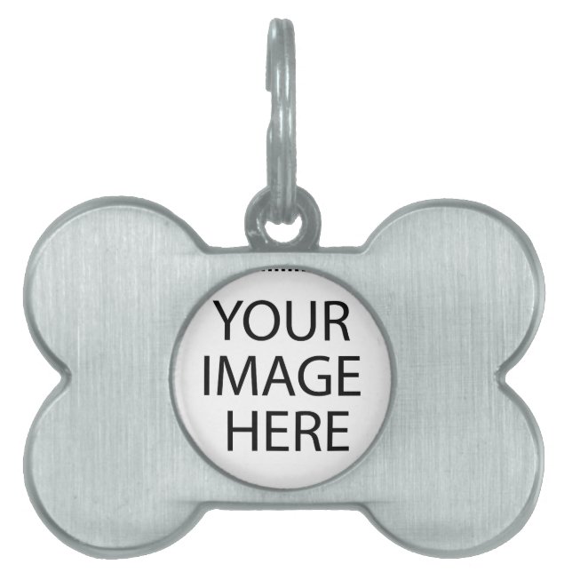 Personalised Custom Your Own Photo Pet ID Tag (Front)