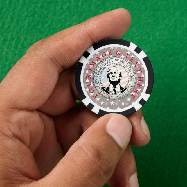 Personalised Custom Your Own Photo  Poker Chips (Hand)