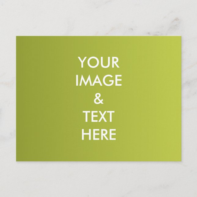 Personalised Custom Your Own Photo Postcard (Front)