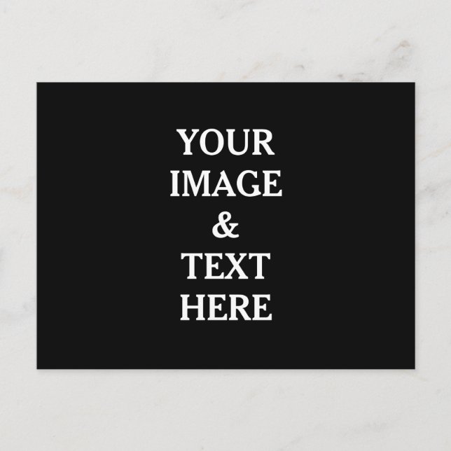 Personalised Custom Your Own Photo Postcard (Front)