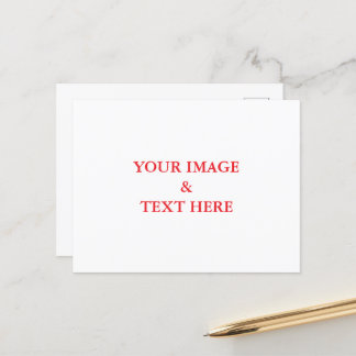 Personalised Custom Your Own Photo Postcard