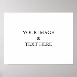 Personalised Custom Your Own Photo Poster