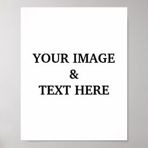 Personalised Custom Your Own Photo Poster