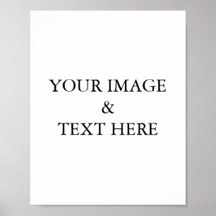 Personalised Custom Your Own Photo Poster