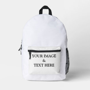 Personalised Custom Your Own Photo Printed Backpack